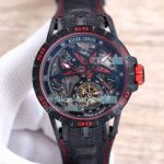Replica Roger Dubuis Excalibur Spider Black DLC Titanium 46MM Watch